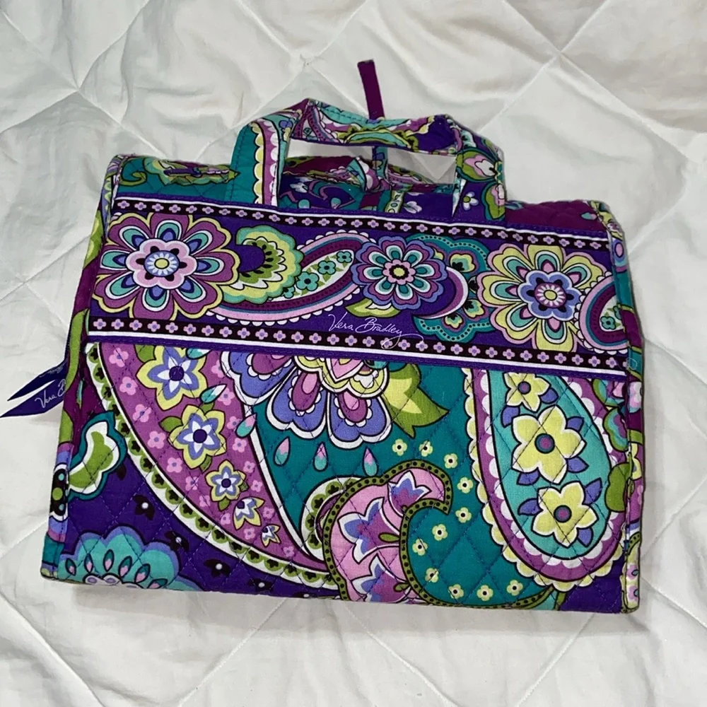 Vera Bradley Makeup Cosmetic Bag Organizer